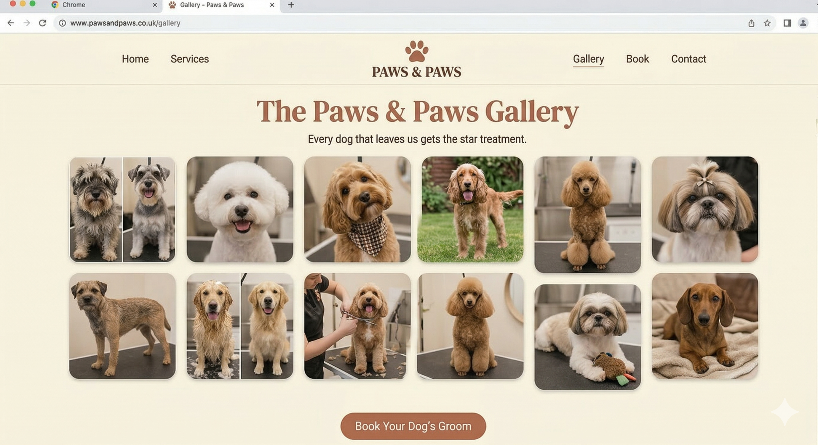 Gallery page